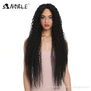 MAGIC Hair Synthetic Lace Front Wig Long Wavy Hair 34 Inch Blonde Wigs For Black Women Ombre Hair Synthetic Lace Front Wigs